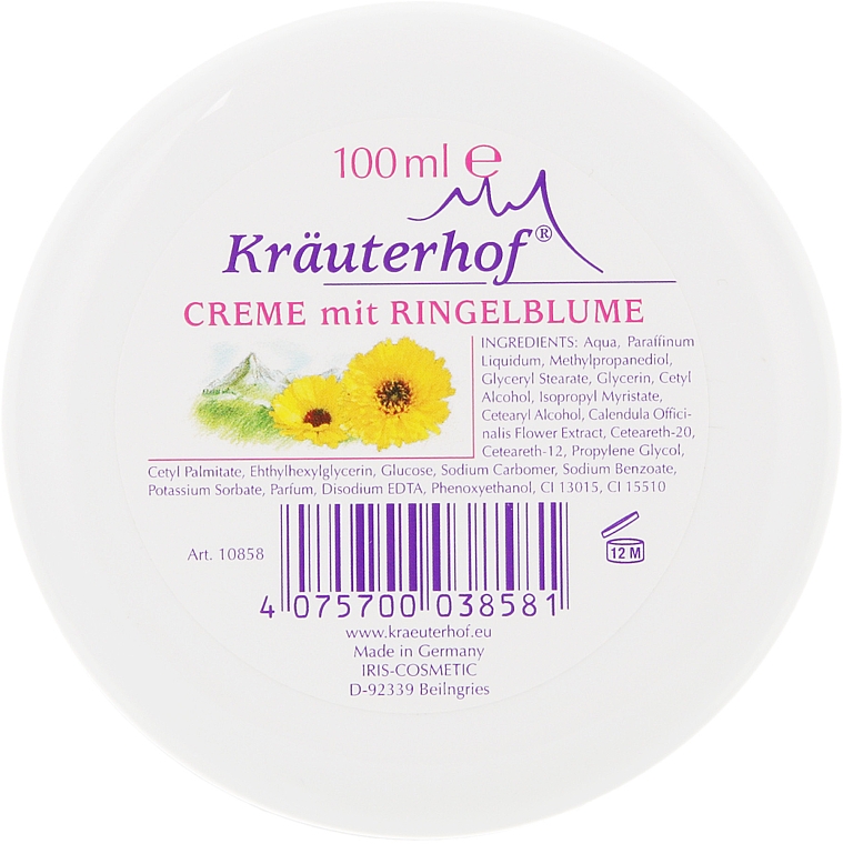 Krem do ciała z ekstraktem z nagietka - Krauterhof Calendula Cream