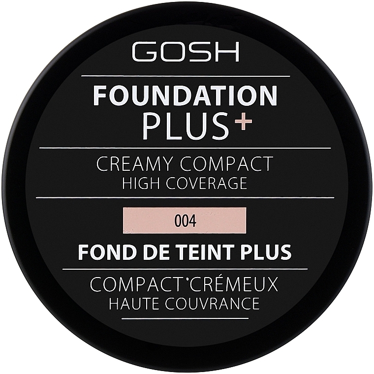 Kryjący podkład w kompakcie - Gosh Copenhagen Foundation Plus + Creamy Compact High Coverage — Zdjęcie N2