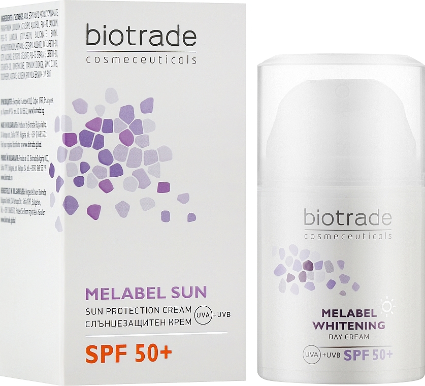 Krem przeciwsłoneczny do twarzy - Biotrade Melabel Sun SPF 50+ — Zdjęcie N2