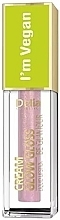 	Wegańska pomadka w płynie - Delia Cream Glow Gloss Be Glamour I'm Vegan Liquid Lipstick — Zdjęcie N1