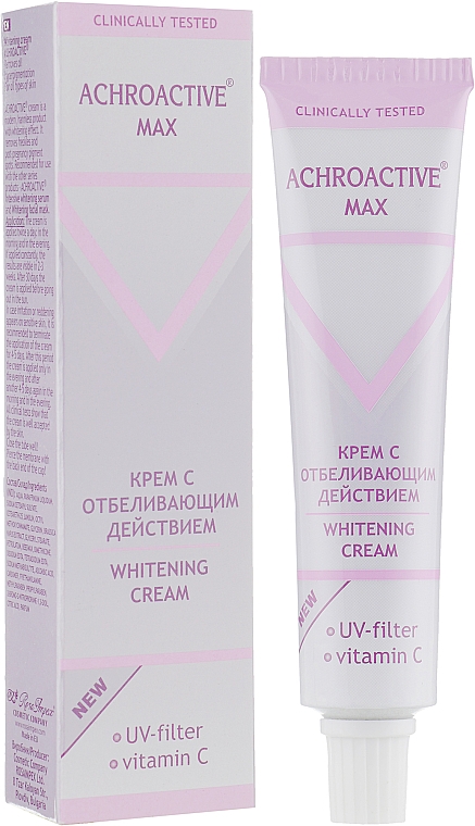 Wybielający krem do twarzy na dzień - Achroactive Max Whitening Cream — Zdjęcie N1