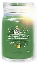 Kup Świeca zapachowa w słoiczku Shimmering Christmas Tree, 2 knoty - Yankee Candle Singnature