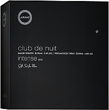 Kup Armaf Club De Nuit Intense Man - Zestaw (edt 105 ml + deo/spray 200 ml)