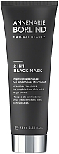 Głęboko oczyszczająca maska do twarzy 2 w 1 - Annemarie Borlind 2 In 1 Black Mask — Zdjęcie N1