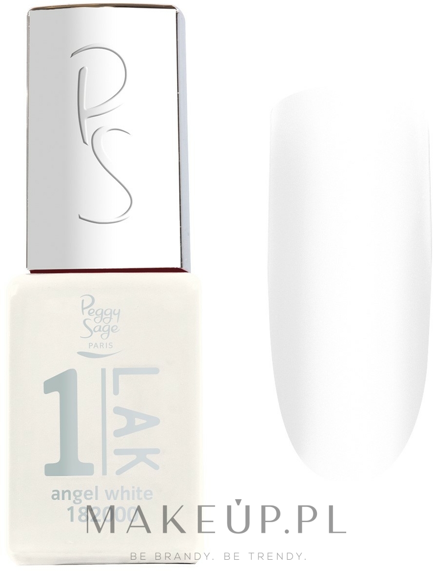 Żelowy lakier do paznokci - Peggy Sage One Lak 1-Step Gel Polish — Zdjęcie 182000 - Angel White