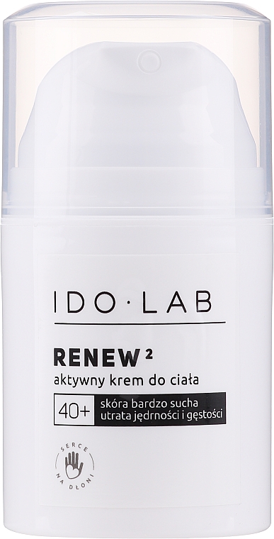 Intensywnie nawilżający aktywny krem do ciała 50 ml - Idolab Renew2 Cream 40+ — Zdjęcie N1