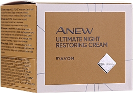 Ujędrniający krem do twarzy na noc z protinolem - Anew Ultimate Night Restoring Cream With Protinol — Zdjęcie N4