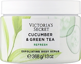 Peeling do ciała Egzotyczne owoce - Victoria's Secret Cucumber & Green Tea Refresh Body Scrub — Zdjęcie N1