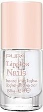 Top Coat do paznokci z efektem połysku - Pupa Lipgloss Effect Top Coat — Zdjęcie N1