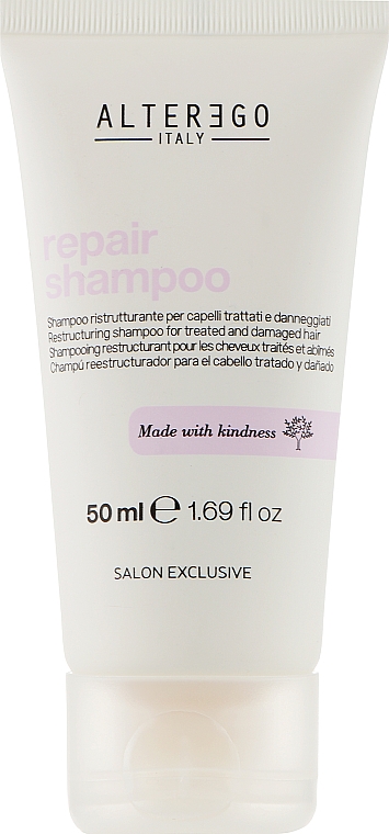 Regenerujący szampon do włosów zniszczonych - Alter Ego Repair Shampoo (mini) — Zdjęcie N1
