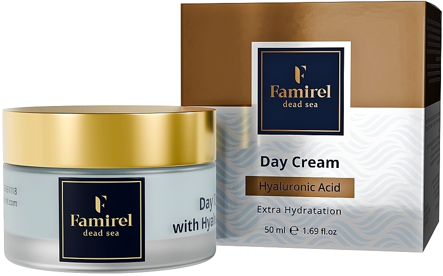 Krem do twarzy na dzień - Famirel Hyaluronic Acid Extra Hydration Day Cream — Zdjęcie N1