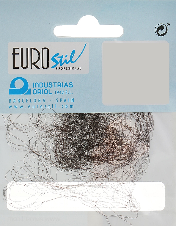 Siatka do włosów, brązowa, 01045/69 - Eurostil — Zdjęcie N2