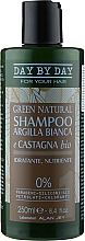 Szampon z białą glinką i kasztanem - Alan Jey Green Natural Shampoo — Zdjęcie N1