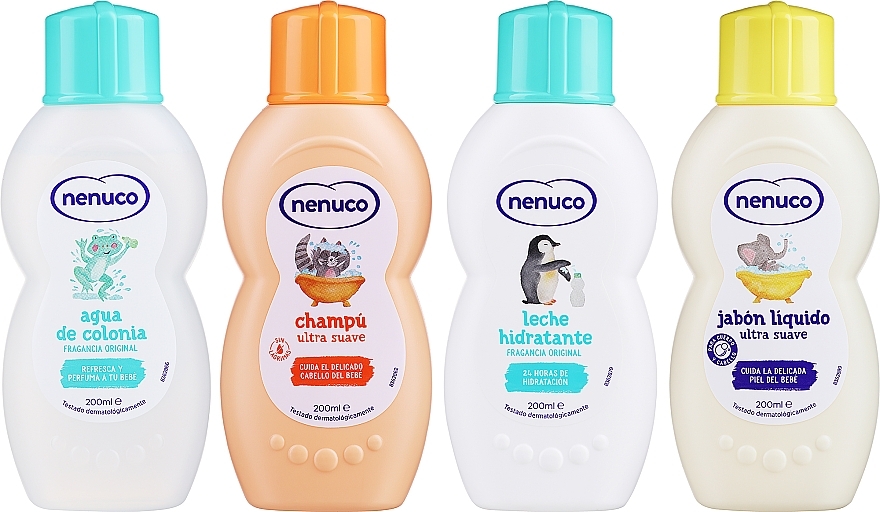 Nenuco Agua De Colonia - Zestaw (odc 200 ml + soap 200 ml + shampoo 200 ml + b/milk 200 ml + bag) — Zdjęcie N3