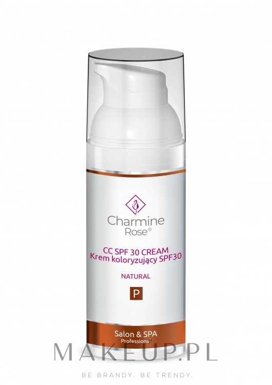 Koloryzujący krem CC SPF 30 - Charmine Rose CC SPF30 Cream — Zdjęcie Natural