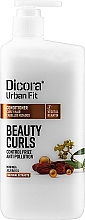 Odżywka do włosów kręconych - Dicora Urban Fit Conditioner Beauty Curls Control Frizz — Zdjęcie N3