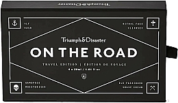 Kup Zestaw podróżny dla mężczyzn - Triumph & Disaster On the Road Travel Kit (sh/gel 30 ml + f/cl 30 ml + cr 30 ml + sh/cr 30 ml)