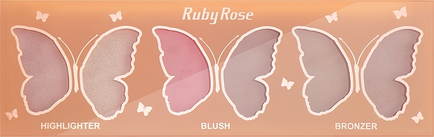 Paletka do makijażu - Ruby Rose Butterfly — Zdjęcie N2