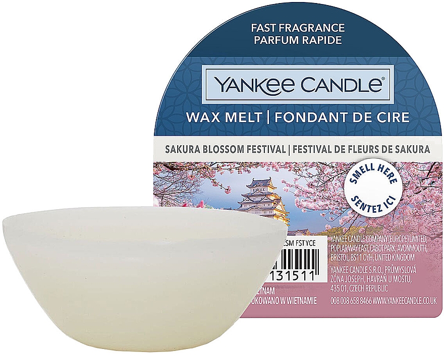 Wosk zapachowy - Yankee Candle Sakura Blossom Festival Wax Melt — Zdjęcie N1