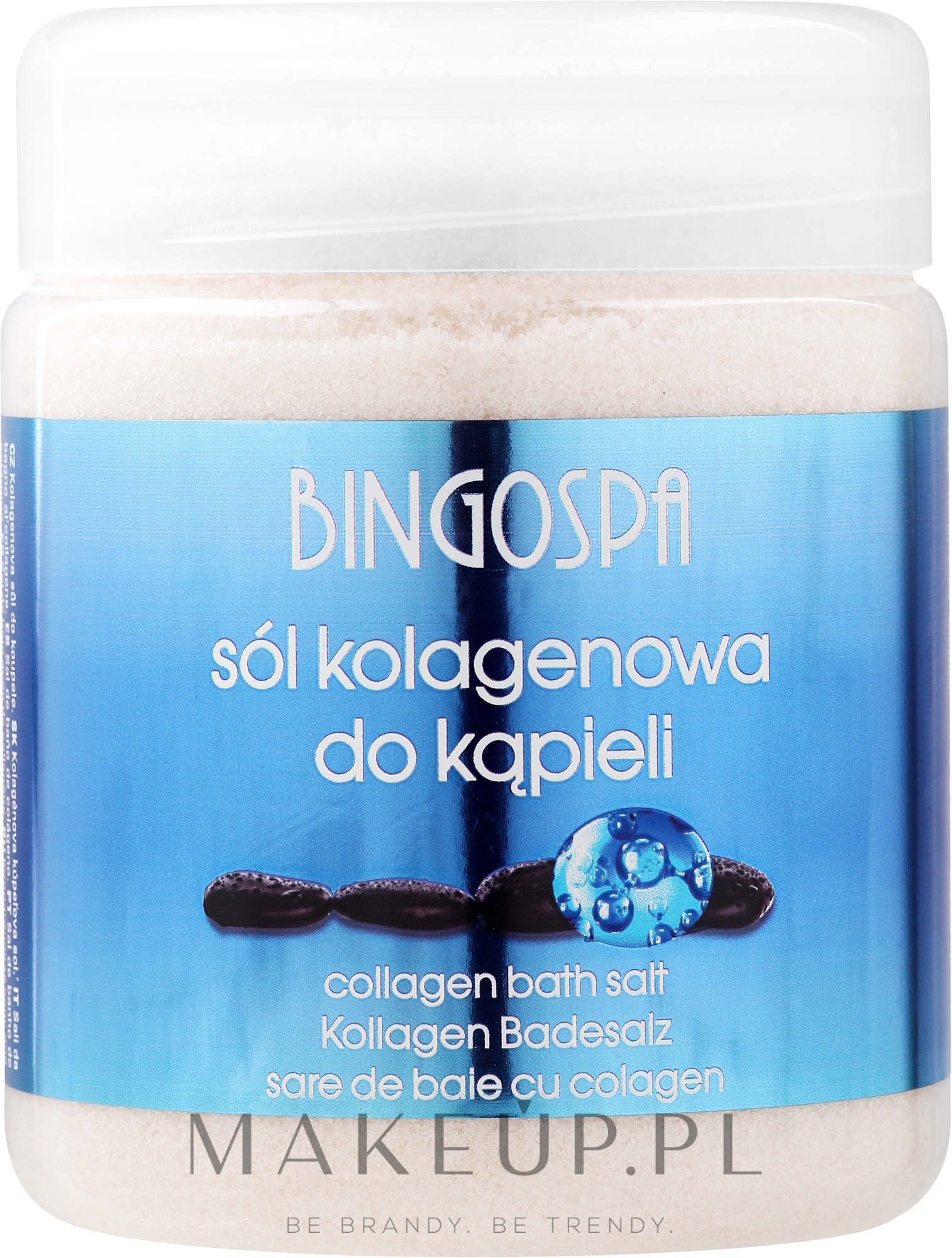 Sól kolagenowa - BingoSpa Bath Salt With Collagen — Zdjęcie 550 g