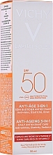 Kup PRZECENA! Krem przeciwstarzeniowy do twarzy SPF 50 - Vichy Idéal Soleil Anti-Ageing 3-in-1 Antioxidant Care SPF 50 *
