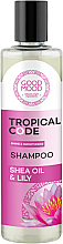 Kup Szampon do włosów z masłem shea i olejem liliowym - Good Mood Tropical Code Shine & Smoothness Shampoo Shea Oil & Lily
