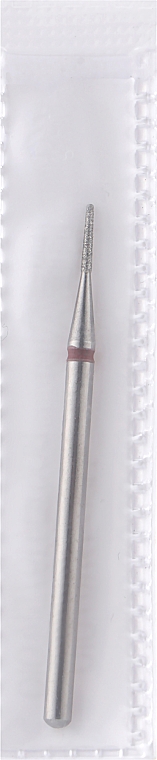 Frez diamentowy, walec zaokrąglony, L-6 mm, 1,0 mm, czerwony - Head The Beauty Tools — Zdjęcie N1