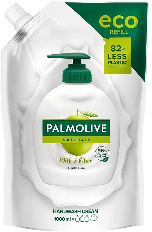 Palmolive Kremowe mydło w płynie do rąk Mleko i oliwka, zapas - Palmolive Naturals Milk & Olive (refill) — Zdjęcie N6