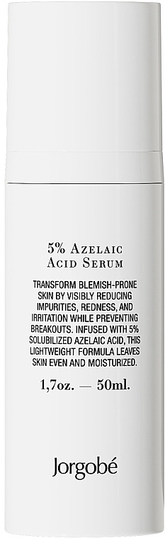 Serum z kwasem azelainowym 5% - Jorgobe 5% Azelaic Acid Serum — Zdjęcie N1