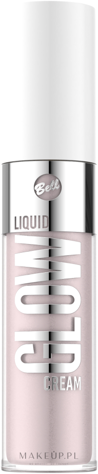 Rozświetlacz w płynie - Bell Liquid Glow Cream — Zdjęcie 01 - Platinum