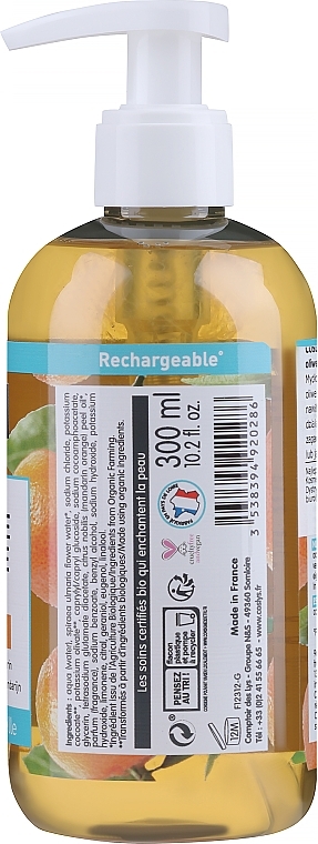 Mydło w płynie Oliwa z oliwek i mandarynka - Coslys Marselle soap Mandarin fragrance — Zdjęcie N2