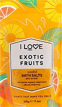 Sól do kąpieli Owoce tropikalne - I Love Exotic Fruits Bath Salt — Zdjęcie N2
