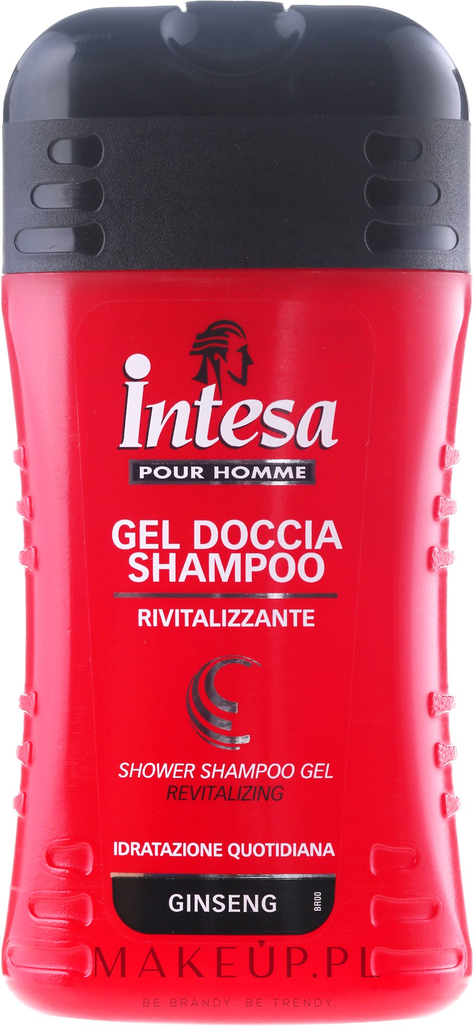 Rewizalizujący szampon i żel pod prysznic z ekstraktem z żeń-szenia dla mężczyzn - Intesa Classic Black Shower Shampoo Gel Revitalizing — Zdjęcie 250 ml