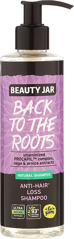 PRZECENA! Szampony przeciw wypadaniu włosów - Beauty Jar Back To The Roots Anti-Hair Loss Shampoo * — Zdjęcie N1