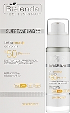 WYPRZEDAŻ Lekka emulsja przeciwsłoneczna do twarzy - Bielenda Professional Supremelab Light Protective Emulsion SPF 50 * — Zdjęcie N3