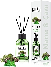 PRZECENA! Dyfuzor zapachowy Mięta i Sosna - Eyfel Perfume Reed Diffuser Pine & Mint * — Zdjęcie N1