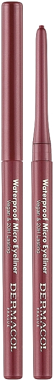 Automatyczny wodoodporny eyeliner do oczu - Dermacol Waterproof Micro Eyeliner