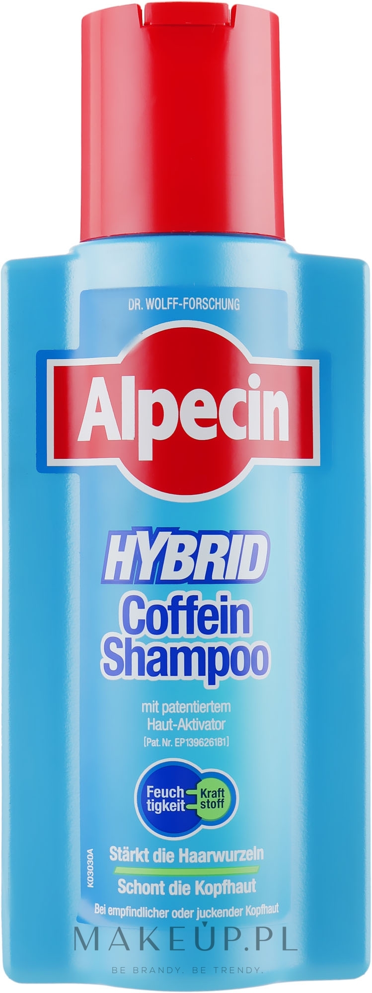 Szampon do suchej skóry głowy - Alpecin Hybrid Caffeine Shampoo — Zdjęcie 250 ml