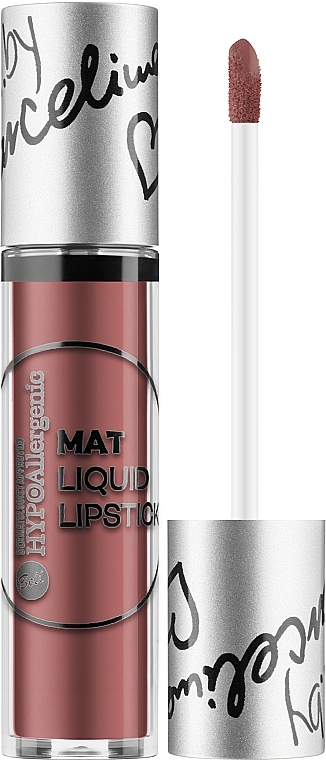 Hipoalergiczna matowa pomadka w płynie - Bell HYPOAllergenic Mat Lip Liquid By Marcelina — Zdjęcie N1