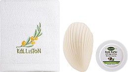 Zestaw - Kalliston Box Kit Argan (towel/1pcs + b/butter/50ml + soap/60g) — Zdjęcie N3