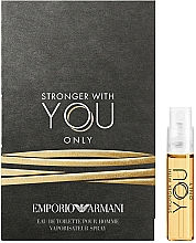 PREZENT! Giorgio Armani Emporio Armani Stronger With You Only - Woda toaletowa (próbka) — Zdjęcie N1
