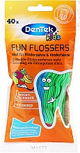 Kup Wykałaczki z nicią dentystyczną dla dzieci - DenTek Kids Fruit Fun Flossers