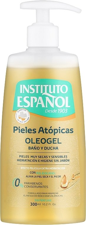 Żel pod prysznic do skóry atopowej - Instituto Espanol Atopic Skin Bath And Shower Oleogel — Zdjęcie N1