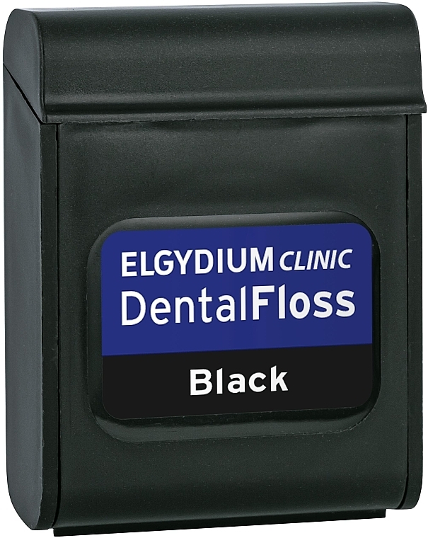 Nić dentystyczna, czarna, 50m - Elgydium Clinic Dental Floss — Zdjęcie N1