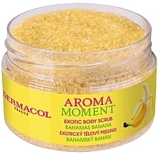 Peeling do ciała Banan - Dermacol Aroma Moment Exotic Body Scrub Bahamas Banana — Zdjęcie N2