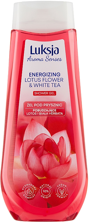 Żel pod prysznic Lotos i biała herbata - Luksja Aroma Senses Reviving Lotus Flower & White Tea Shower Gel — Zdjęcie N1