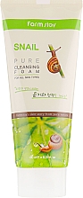 Oczyszczająca pianka do twarzy ze śluzem ślimaka - FarmStay Snail Pure Cleansing Foam — Zdjęcie N2