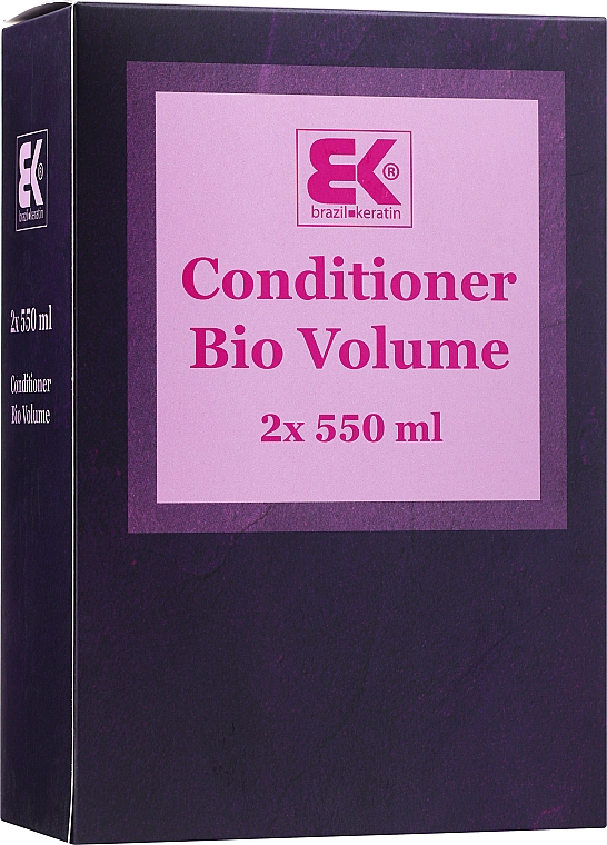 Zestaw - Brazil Keratin Bio Volume Conditioner Set (h/cond/550mlx2) — Zdjęcie N1