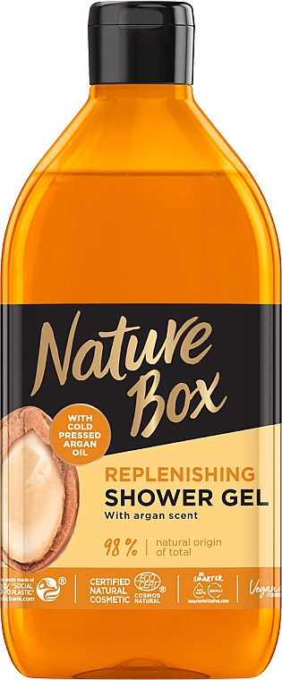 Żel pod prysznic z olejem arganowym - Nature Box Nourishment Shower Gel With Cold Pressed Argan Oil — Zdjęcie N1