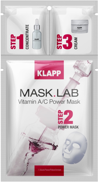Maska Witamina A/C - Klapp Mask Lab Vitamin A/C Power Mask — Zdjęcie N1